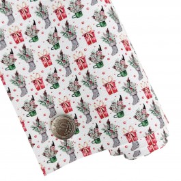 Еко шкіра "Новорічна", розмір 19,5х15см