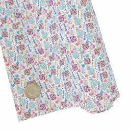 Еко шкіра "Льодяники", розмір 19,5х15см