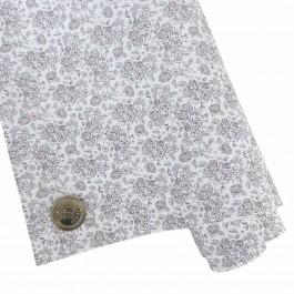 Еко шкіра "Дрібні квіти", розмір 19,5х15см