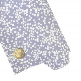 Еко шкіра "Дрібні квіти", розмір 19,5х15см