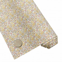 Еко шкіра "Дрібні квіти", розмір 19,5х15см