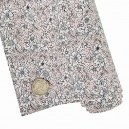 Еко шкіра "Квіти", розмір 19,5х15см