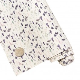 Еко шкіра "Квіти", розмір 19,5х15см