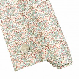 Еко шкіра "Дрібні квіти", розмір 19,5х15см