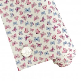 Еко шкіра "Метелики", розмір 19,5х15см