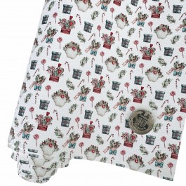 Еко шкіра "Новорічна", розмір 19,5х15см