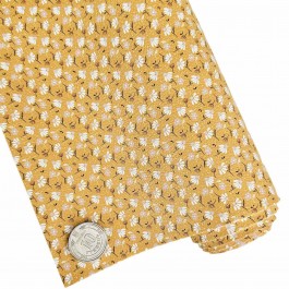 Еко шкіра "Ромашки", розмір 19,5х15см