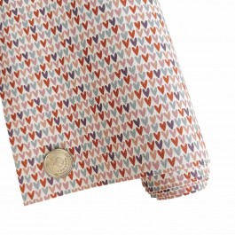 Еко шкіра "Сердечка", розмір 19,5х15см