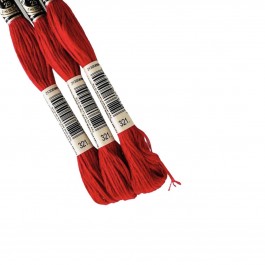 Нитки муліне DMC 321. (арт.117)