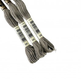 Нитки муліне DMC 646. (арт.117)