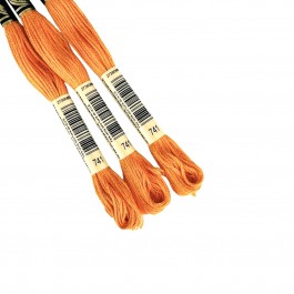 Нитки муліне DMC 741 (арт.117)