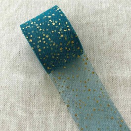 Фатин морська хвиля в золоті зірочки