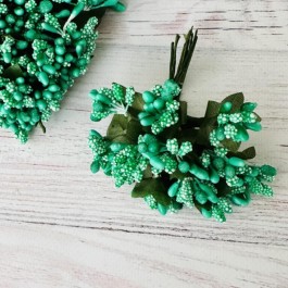 Добавка з тичинками зелена