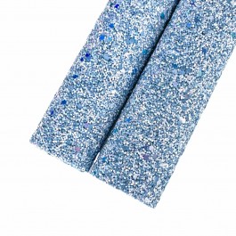 Глітер блакитного кольору, розмір 20х16,5см