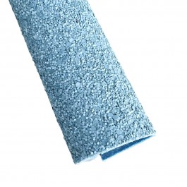 Глітер "Матові блискітки", відріз 20х16,5см, блакитного кольору