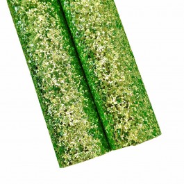 Глітер "Крупний блиск", розмір 20х16,5см, салатового кольору