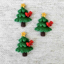 Кабашон "Ялинка", розмір 3,2х2,7см