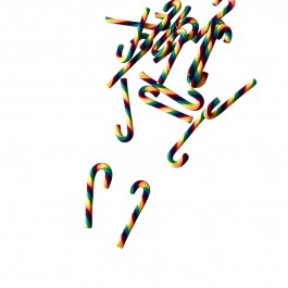 Льодяники, розмір 3х0,4см колір мікс