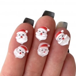 Міні кабашон "Санта" 1,1х0,9см