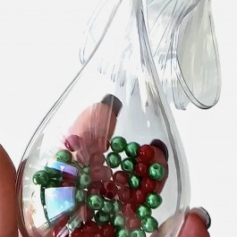 Прозора пластикова основа "Капля" 11см