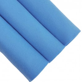 Корейський м"який фетр (RN46) насичено блакитного кольору