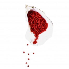 Намистини (перлини) 3мм червоного кольору (150шт)