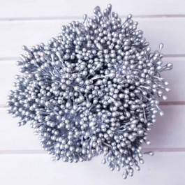 Тичинки срібні глянцеві двосторонні