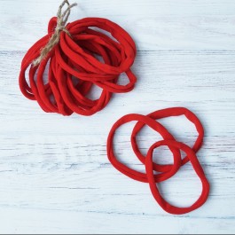 Пов'язка на голову One Size червоного кольору