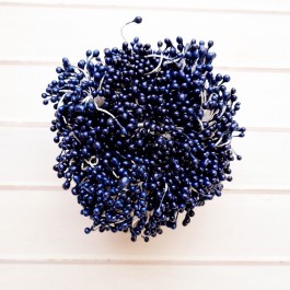 Тичинки темно сині глянцеві двосторонні