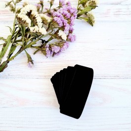 Оксамитова стрічка 2,5см чорного кольору