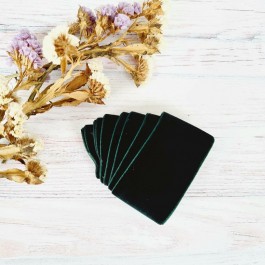 Оксамитова стрічка 4см темно смарагдового кольору