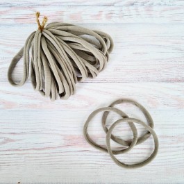 Пов'язка на голову One Size темно сірого кольору