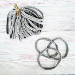 Пов'язка на голову One Size стального кольору