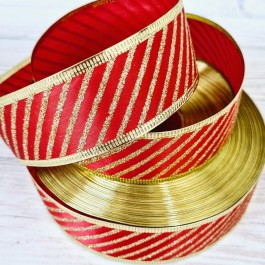 Стрічка новорічна 3.8см