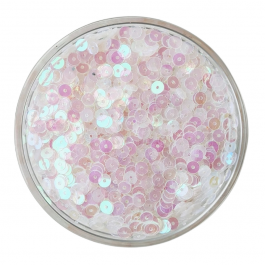 Паєтка плоска 5мм ніжно рожевого кольору "хамелеон"