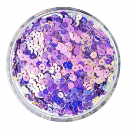 Паєтка плоска 5мм лавандового кольору "хамелеон"