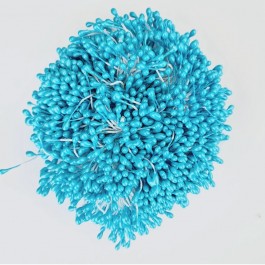 Тичинки насичено блакитні глянцеві двосторонні