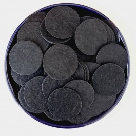 Кружки фетрові 4см чорні