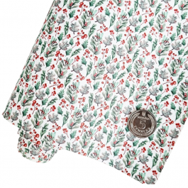 Еко шкіра "Ягідки ", розмір 19,5х15см