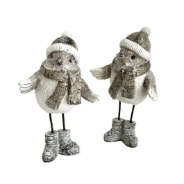 Новорічна фігурка "Синичка", розмір 13х8см 