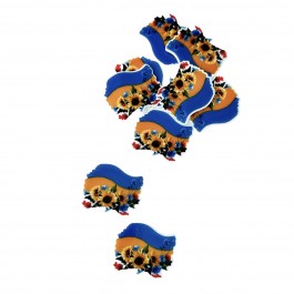 Планер пластиковий 3,7х3,7см "Прапор"