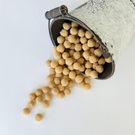 Помпони фетрові колір капучіно 1,5см (10шт)