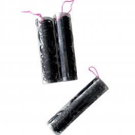 Резинки силіконові в тубусі, чорні