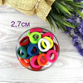 Резинки для волосся яскравий мікс 27мм