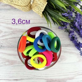 Резинки для волосся яскравий мікс 36мм