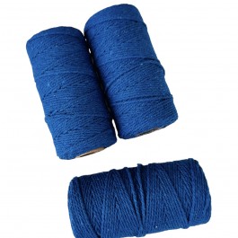 Шнур бавовняний 2 мм, синій