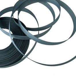 Репсова стрічка 1см джинсового кольору