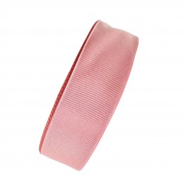Репсова стрічка 2,5см рожева пудра