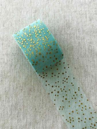 Фатин тіффані в золоті зірочки