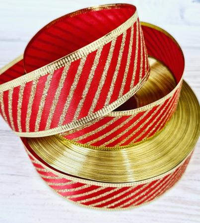 Стрічка новорічна 3.8см